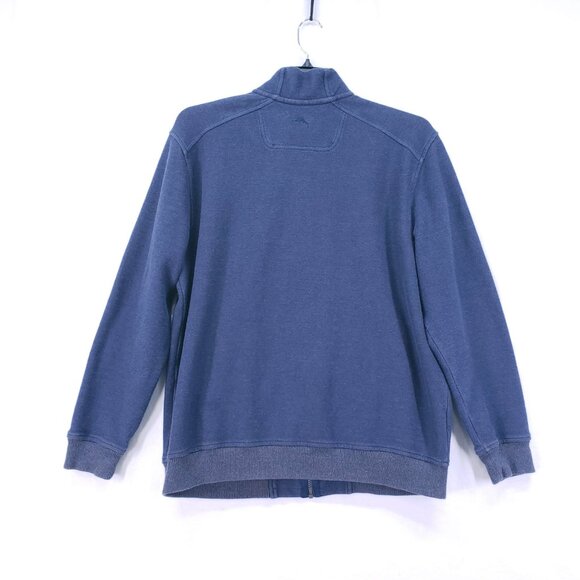 Tommy Bahama Mens XL Blue Full Zip Sweater Jacket Soft Cotton Comfort - Picture 11 of 16